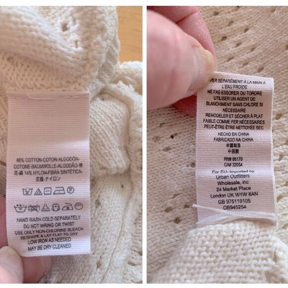 Free People Sandcastle Crop Sweater Size Small - Picture 12 of 12